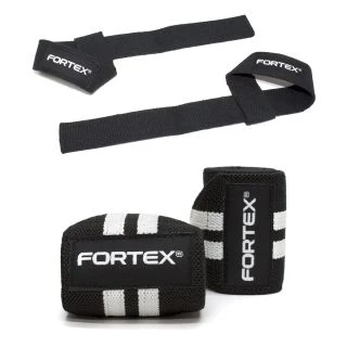 Fortex Lifting Bundle - Lifting Straps + ECO Wrist Wraps