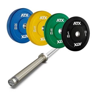 Voordeelpakket Gungnir / ATX Color Bumper Plates Halterset 120 kg