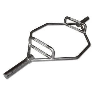 Olympische hex bar chroom 140 cm