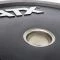 ATX Gym Bumper Plate met verhoogd ATX logo in witte kleur