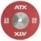 25 kg ATX Competition Bumper Plate - Rood