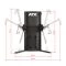 Afmetingen van de ATX Multi Motion Functional Trainer