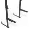 Het ATX Wall Rack HRW-640 wordt geleverd met Spotter Arms met 50 cm lengte en rubberen bescherming