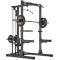 Het ATX Half Rack HRX-750 met lat pulley uitbreiding en diverse andere optionele accessoires