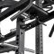 De squat machine van de ATX Multiplex Gym MSX-700 heeft twee instelbare start-/eindposities