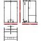 Afmetingen van het ATX Power Rack PRX-510 1.0 + Lat Pulley