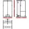 Afmetingen van het ATX Power Rack PRX-520 1.0 + Lat Pulley