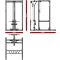 Afmetingen van het ATX Power Rack PRX-720 + Lat Pulley V2