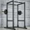 ATX Power Rack PRX-770 heeft J-hooks en flip-down safeties met rubberen bescherming