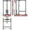 Afmetingen van het ATX Power Rack PRX-770 + Lat Pulley