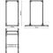 Afmetingen van het ATX Power Rack PRX-820