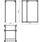 Afmetingen van het ATX Power Rack PRX-840 + Extension