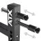 De start-/eindpositie van de ATX Squat Machine SQM-700 is eenvoudig in te stellen