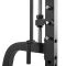 De ATX Vertical Leg Press heeft twee start- en stophoogtes en vier instelbare noodsteunhoogtes