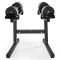 De Floor Stand is geschikt voor zowel de 20 kg als de 32 kg Nuobell dumbbells