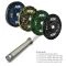 Voordeelpakket Gungnir / ATX Color Splash Bumper Plates Halterset 120 kg