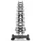 Marbo Chrome Dumbbell Set with Rack MP-S206