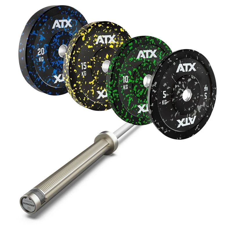 Voordeelpakket Gungnir / ATX Color Splash Bumper Plates Halterset 120 kg